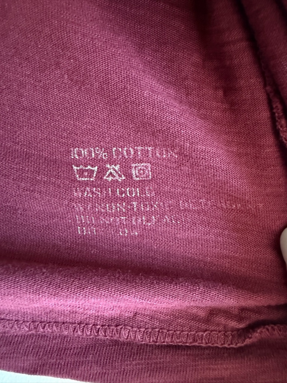 Alex Mill 100% Slub Cotton Burgundy Red Classic Basic Short Sleeve Tee Shirt - Picture 14 of 16